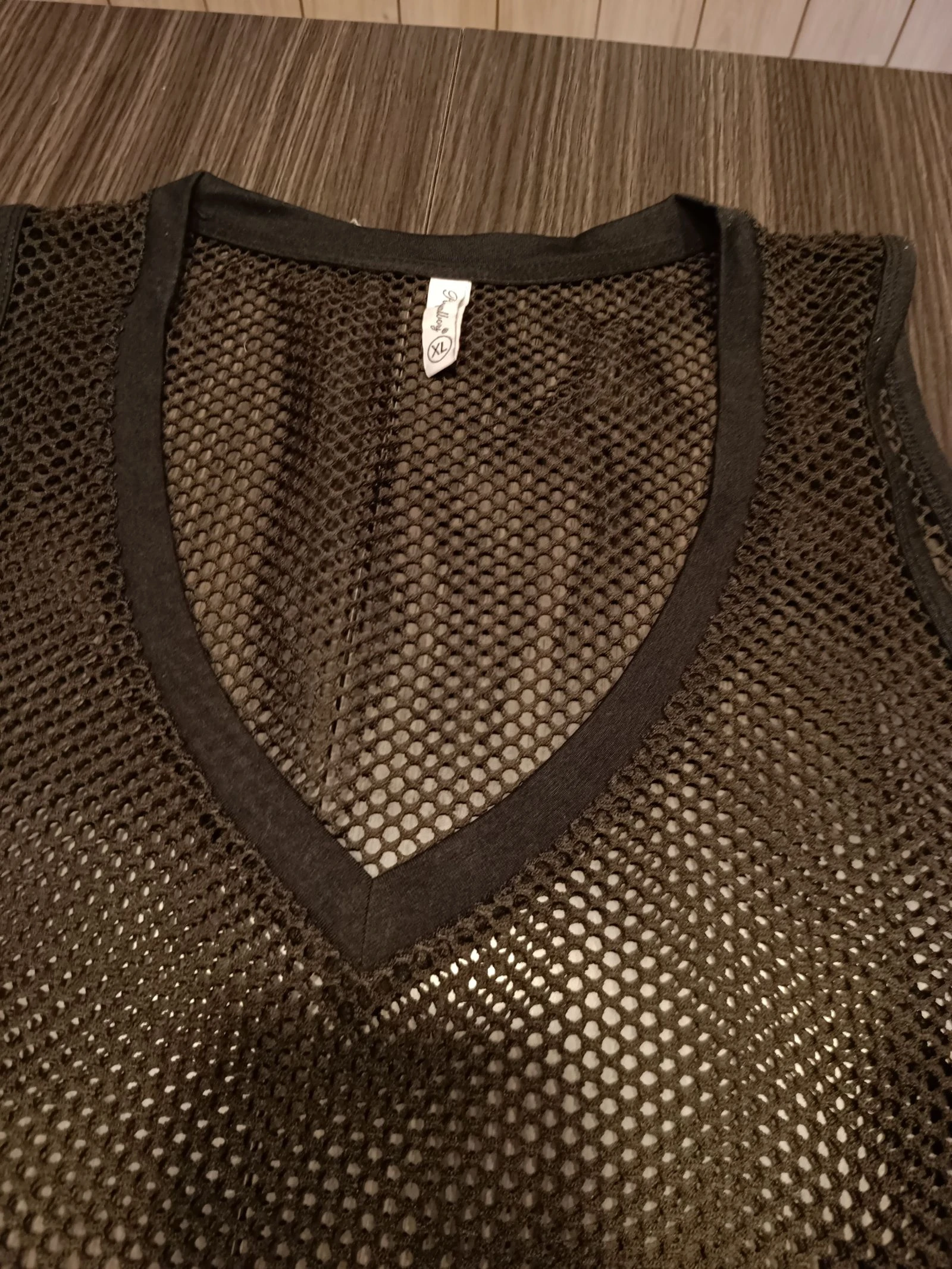 Gebreide heren-tanktop zwart – photo 5